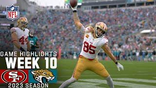 San Francisco 49ers vs Jacksonville Jaguars Game Highlights  NFL 2023 Week 10 [upl. by Nicolea]