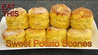 Sweet Potato Cheddar Scones [upl. by Gretal]