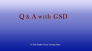 Q amp A with GSD 129 with CC [upl. by Leahcimnhoj]