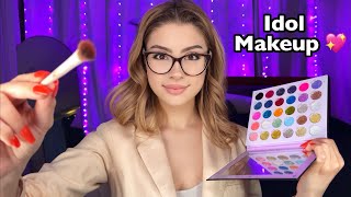 ASMR Doing Your Makeup Youre a CELEBRITY 📷 Layered Sounds Personal Attention For SLEEP 😴 [upl. by Asset]