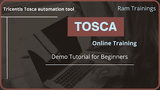 Tosca Training Demo  Tricentis Tosca no coding automation testing tool  tutorial for beginners [upl. by Namhar]