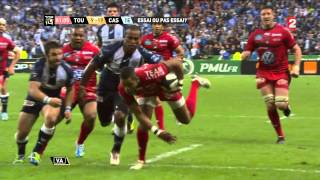 Finale Top14 Toulon vs Castres Coup de poing [upl. by Doggett]