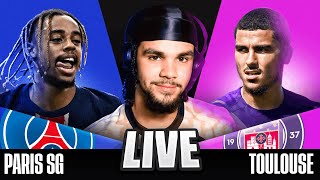 🔴PSG 20 Toulouse • Ligue 1 LIVE WATCH ALONG [upl. by Namsu984]