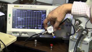 Checking Return Loss VSWR with the DSA815 TG [upl. by Hallerson]