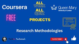 COURSERA  Research MethodologyAll Week All Quiz  Answers [upl. by Martha]