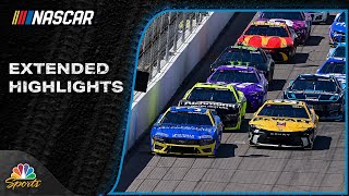 NASCAR Cup Series EXTENDED HIGHLIGHTS Enjoy Illinois 300  6224  Motorsports on NBC [upl. by Eniledgam]