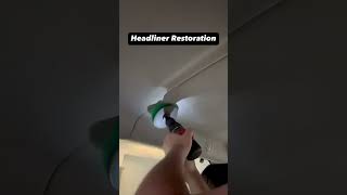 Headliner restoration autodetailing carcleaning cardetailing detailing [upl. by Carlile956]