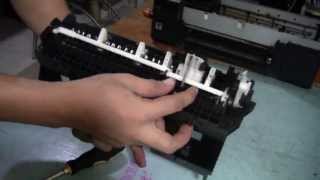 Epson Stylus Photo T60 T50 P60  Paper Feeder Problem [upl. by Jamison]