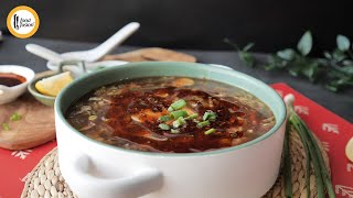 Hot and Sour Vegetable Soup Recipe By Food Fusion [upl. by Yrekcaz520]