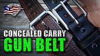 Best Concealed Carry Gun Belt  Bullhide Belts [upl. by Crescantia743]