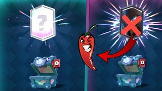 PACK OPENING COFFRE LÉGENDAIRE  JE MANGE UN PIMENT SI JAI PAS LA SORCIERE DE LA NUIT CLASH ROYALE [upl. by Britteny]