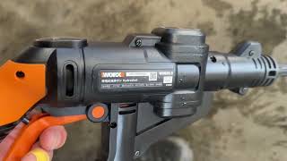 WORX ワークス HYDROSHOT ハイドロショット 充電式洗浄ガン WG6293 簡易テスト【工具一番館東静岡店】 [upl. by Gino]