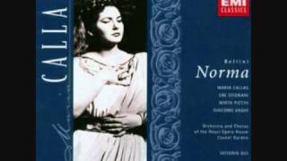 Maria Callas  Sediziose voci  Casta diva  Norma  1952 [upl. by Hallutama]