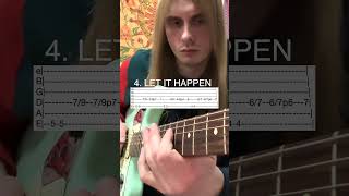 5 Iconic Tame Impala Guitar Riffs With Tabs [upl. by Enitsenre]