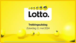 Lotto trekkingsuitslag 11 mei 2024 [upl. by Raddie]