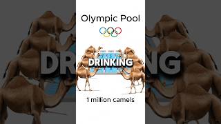 Can 1 Million Camels 🐪 Really Drink an Entire Olympic Pool 🏊‍♂️💦 [upl. by Donahoe]