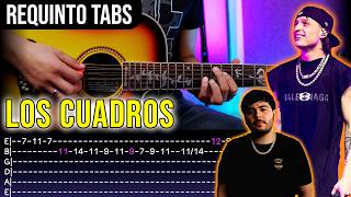 Los Cuadros Peso Pluma x Tito Double P  Tutorial Requinto I TABS 🎸Guitarra [upl. by Erehs]