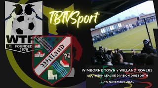 HIGHLIGHTS Wimborne Town v Willand Rovers Southern League Division 1 South nonleague upthetbtv [upl. by Ashton]