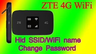 አስገራሚዋ ተንቀሳቃሽ ዋይፋይ Mobile Wifi ZTE 4G LTE basics  Password HID SSID  Change Admin Password [upl. by Oicnevuj298]