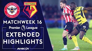 Brentford v Watford  PREMIER LEAGUE HIGHLIGHTS  12102021  NBC Sports [upl. by Yrak]