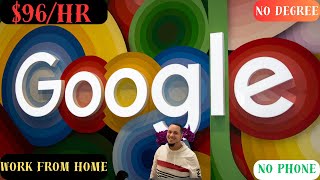 GOOGLE WILL PAY YOU 16666MONTH  WORK FROM HOME  REMOTE WORK FROM HOME JOBS  ONLINE JOBS [upl. by Chrystel]