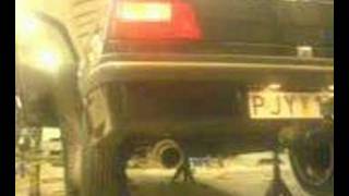 3quot exhaust sound example Peugeot 405 T16 [upl. by Reinold]