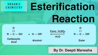 Esterification Reaction  Organic Chemistry [upl. by Nasaj]