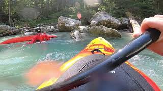 Wildwasserpaddeln auf der Loisach durch die Griesenschlucht [upl. by Meggs]