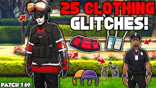 25 Clothing Glitches In GTA 5 Online [upl. by Gemina422]