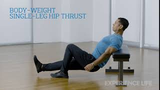 The Unilateral BodyWeight SingleLeg Hip Thrust [upl. by Tedda]