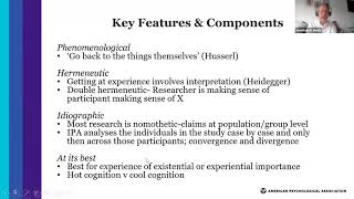 Essentials of Interpretative Phenomenological Analysis [upl. by Ak749]