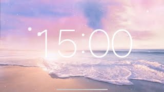 15 Minute Timer  Relaxing Ambient Music [upl. by Aneeroc]