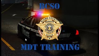 BCSO Training Video  MDT [upl. by Annaitsirhc182]