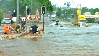 Unclogging a Flooded Street Storm Drain Rescue in Action [upl. by Thomasine837]