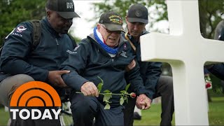 World War II vets return to Normandy for 79th anniversary of DDay [upl. by Solrac772]