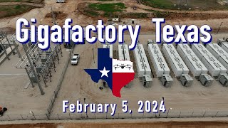 quotMegapacks Onlinequot Tesla Gigafactory Texas 252024 948AM [upl. by Oicneserc]