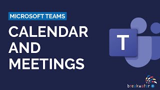 Microsoft Teams Calendar and Meetings 57 [upl. by Kcim]