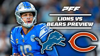 Lions vs Bears Week 11 Game Preview  PFF [upl. by Llenahc35]