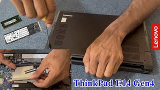 Lenovo ThinkPad E14 Gen 4 Teardown  Ram  SSD Upgrade  2023 [upl. by Anehta604]