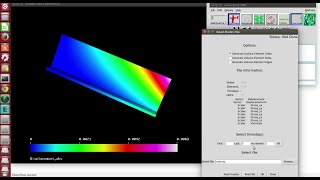 ElmerFem amp SalomeMECA Static And Buckling Problems [upl. by Niffirg]