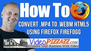 How To Convert mp4 To webm HTML5 Using Firefox Plugin Firefogg [upl. by Adin]