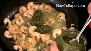 Shrimp Pasta With Pesto Sauce [upl. by Glennis]