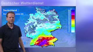 01062024 Unwetterwarnung  Deutscher Wetterdienst DWD [upl. by Dlared595]