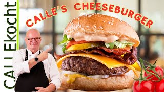 🍔 Cheeseburger selber machen Lecker Fastfood für Zuhause 🍔 [upl. by Roye]