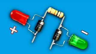 Simple Science Project with LED that anyone can make  Amazing Invention using LED Diode amp Resistor [upl. by Takashi396]