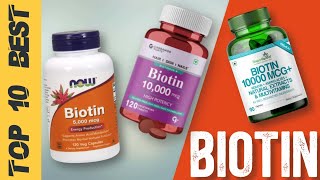 10 Best Biotin for Hair and Maximum Strength With Price  Top 10 Biotin for Hair [upl. by Nehtanoj]