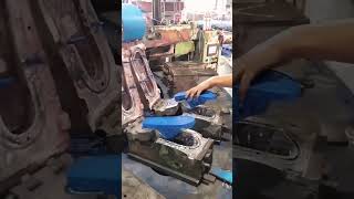 Forming process of molded rubber slippers [upl. by Idur]