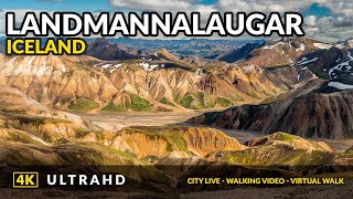 4K Landmannalaugar Iceland 2021 Drone Fotage [upl. by Teena232]