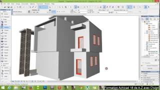 Tutorial Archicad 18 from A to Z Part 6 [upl. by Nalat]