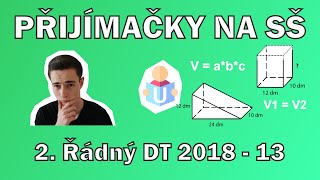 Příprava na přijímací zkoušky  2 řádný didaktický test 2018  13 ✏️ [upl. by Edina753]